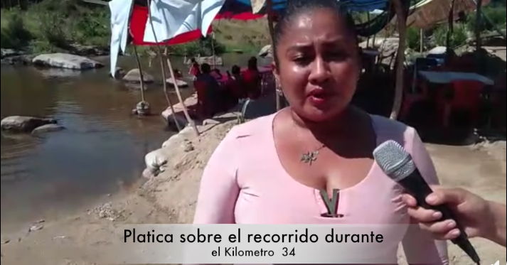 Martha Patricia Ramos Avila Precandidata al Dto. 9 Federal El km. 34 una de las comunidades Olvidadas de Acapulco.