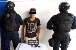 Detienen a sujeto armado en la colonia Ampliación Miguel Terrazas