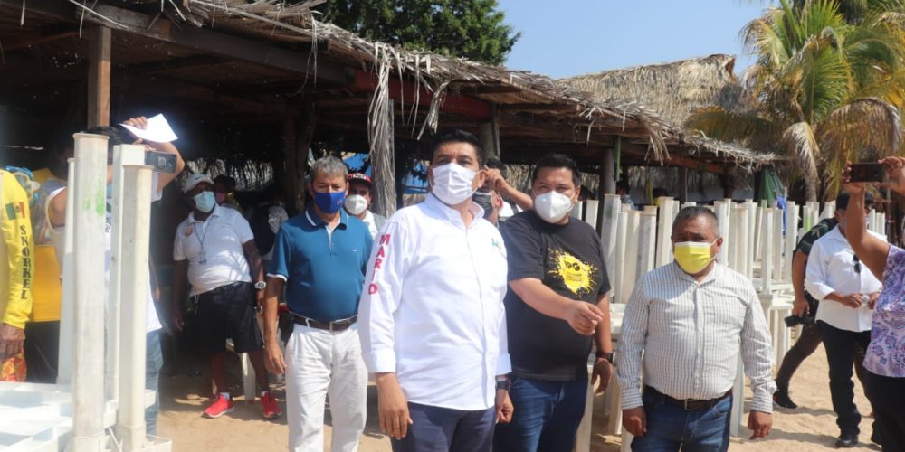 Mario Moreno  se compromete a sanear la Bahía de Acapulco para atraer mayor turismo y acceder a playas certificadas