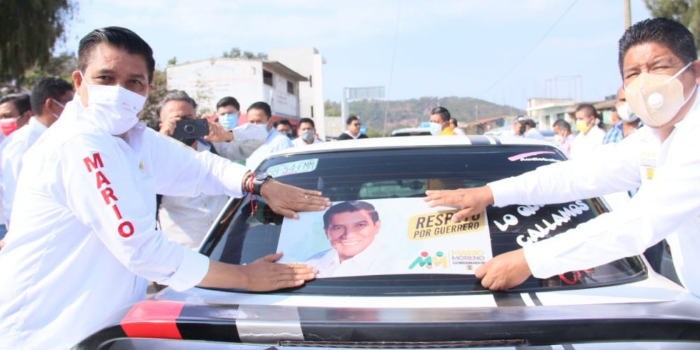 Mario Moreno Arcos, visitó la Unión de Transportistas de Tlatlauquitepec.