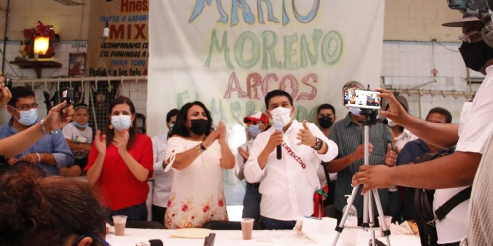 Se compromete Mario Moreno a modernizar centrales de abasto