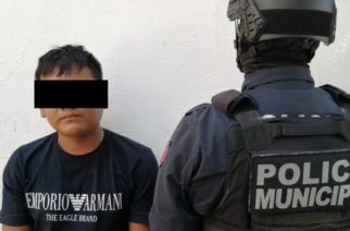 Aseguran a sujeto con probable marihuana en la colonia Progreso