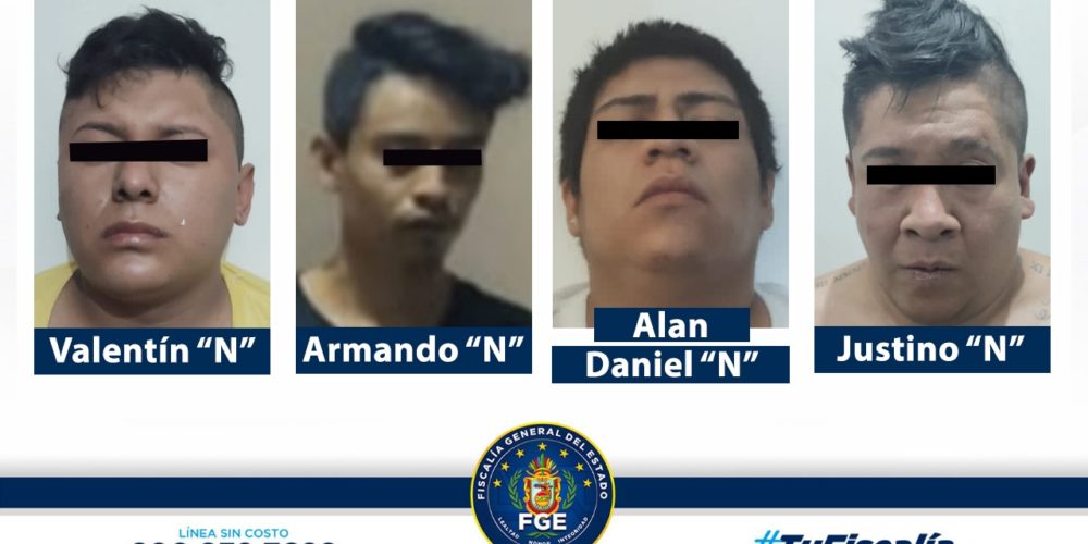 Fiscalía de Guerrero logró vinculación a proceso en contra de cuatro masculinos por delito de Homocidio doloso, en Iguala de la Independencia