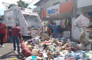 Gobierno de Abelina López realiza limpieza de la ciudad con nuevos camiones recolectores