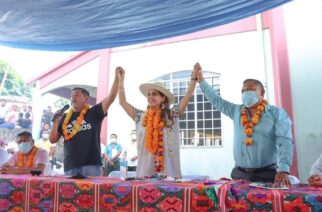 Visita Evelyn Salgado Pineda municipios de nueva creación de Guerrero