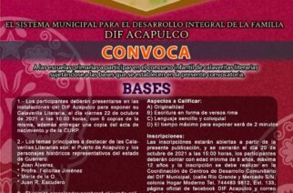 Convoca DIF Municipal al Concurso Infantil de Calaveritas Literarias 2021