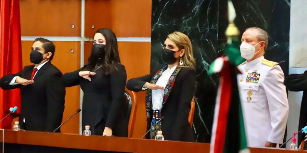 Ceremonia de toma de protesta de la Gobernadora Evelyn Salgado
