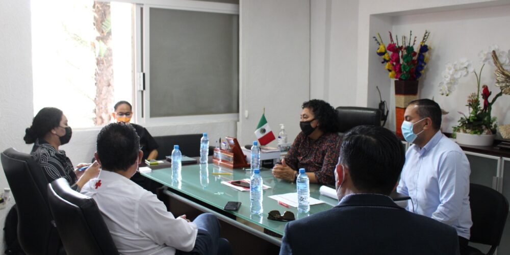 Coordinan esfuerzos Secretaría de Salud Guerrero y la Cruz Roja Mexicana en Guerrero