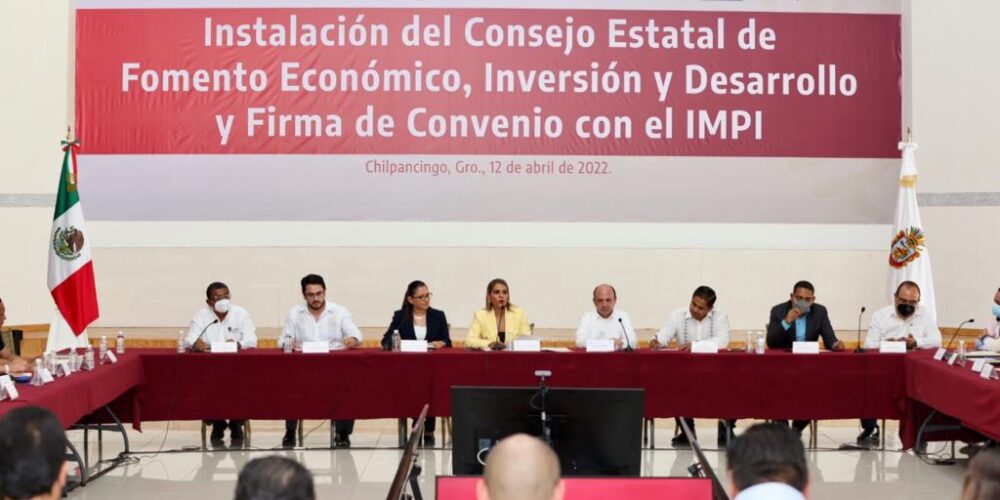 Encabeza Evelyn Salgado la instalación y toma de protesta del Consejo estatal de Fomento Económico, Inversión y Desarrollo del Estado de Guerrero