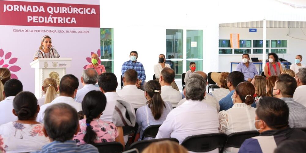 En el marco del Día del Niño y la Niña, Evelyn Salgado puso en marcha la jornada quirúrgica pediátrica gratuita en Iguala