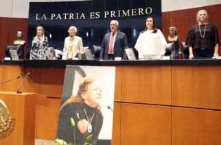 Homenaje a Rosario Ibarra de Piedra en el Pleno del Senado de República