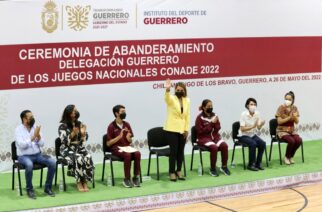 Abandera Evelyn Salgado a la delegación de deportistas de Guerrero rumbo a los Juegos Nacionales CONADE 2022