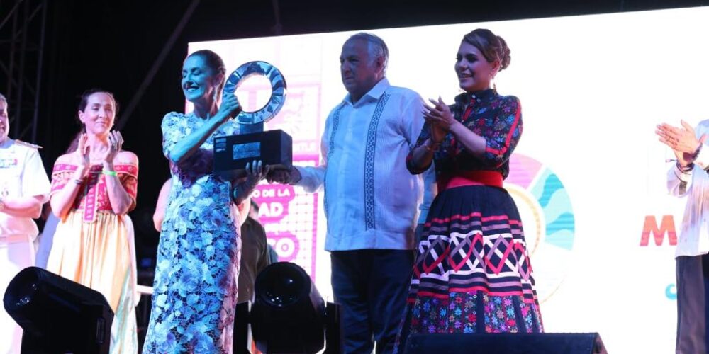 Entrega Evelyn Salgado estafeta para la edición 47 del Tianguis Turístico a Claudia Sheinbaum