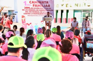 Encabeza Evelyn Salgado 1era Caminata Familiar para conmemorar la Lucha contra la Mortalidad Materna en Guerrero