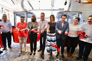 Inaugura Evelyn Salgado instalaciones de Juzgados del Distrito Judicial de Alarcón y el renovado Teleférico en Monte Taxco