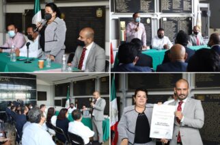 Imparten conferencia y otorgan reconocimientos en el Congreso del Estado por el día del Abogado.