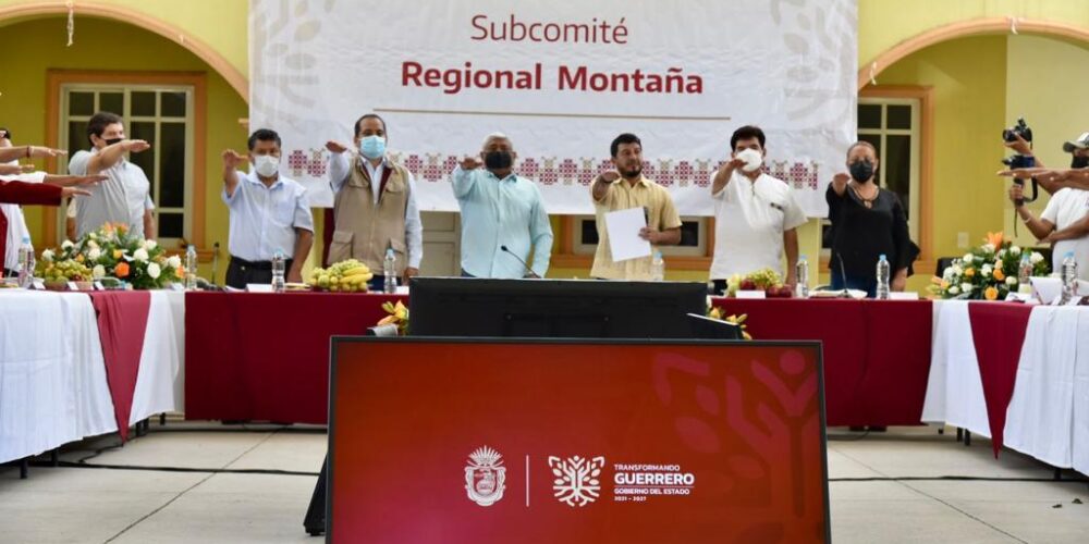 Se instaló y tomó protesta al subcomité regional de la Montaña del programa regional 2022-2027