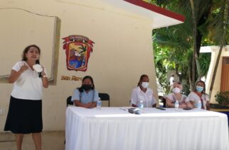 En el marco del Día Naranja la titular de la Semujer, Violeta Pino inauguró la oficina de la Dirección Municipal de la Mujer en San Marcos