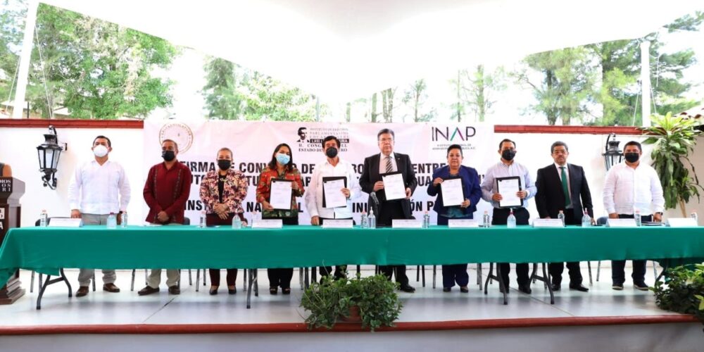 Firma el Congreso otro importante convenio de colaboración con el Instituto Nacional de Administración Pública