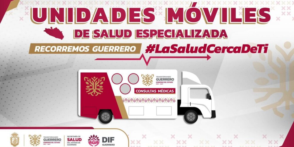 Unidades médicas especializadas que recorrerán comunidades de Guerrero