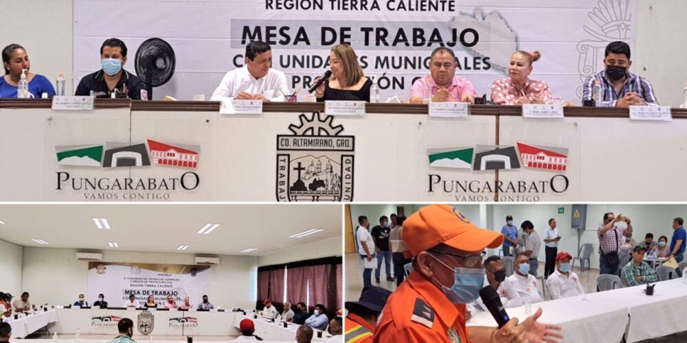 Siguen mesas de trabajo para la actualización de la Ley de Protección Civil del Estado de Guerrero