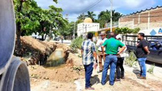 Gracias a la gestión de la gobernadora Evelyn Salgado se construye la segunda etapa del drenaje pluvial de la colonia Zapata en Acapulco