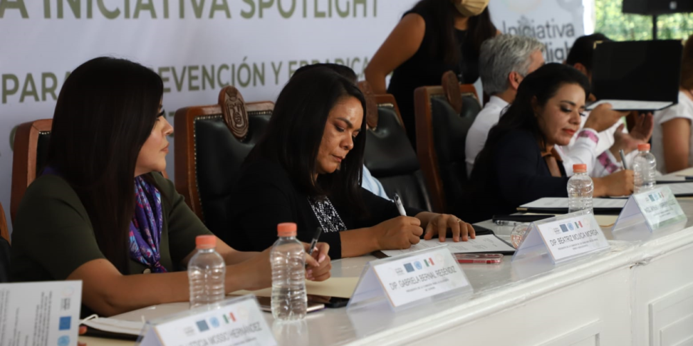 Firman Congreso y la ONU el memorándum de entendimiento para fortalecer las leyes contra la violencia hacia las mujeres y las niñas