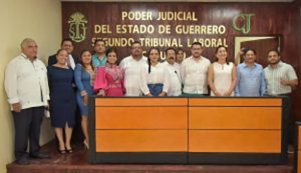 Asiste Ludwig Reynoso a la puesta en marcha de los tribunales laborales del poder judicial del estado y el centro de conciliación laboral