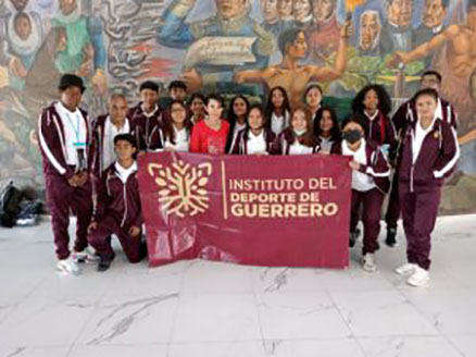 Despiden en Chilpancingo a la delegación guerrerense que participará en juegos nacionales populares CONADE 2022