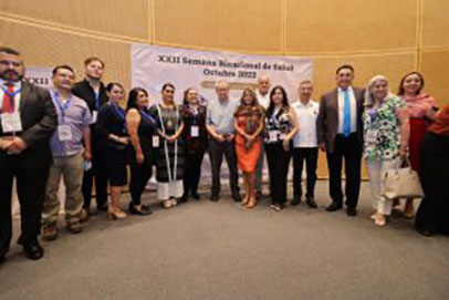 Inauguran Evelyn Salgado y Jorge Alcocer la 22 semana binacional de salud