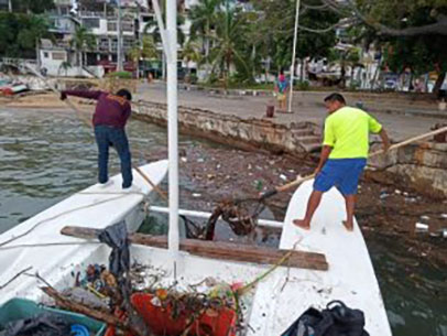 Instruye la gobernadora Evelyn Salgado implementar operativo emergente de limpieza de playas