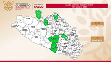 Reporta la Secretaría de Salud 30 casos activos de covid-19 no hay nuevos casos ni defunciones en las últimas 24 horas