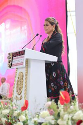 Rinde gobernadora Evelyn Salgado su primer informe de gobierno con acciones de impacto social en favor del pueblo de Guerrero
