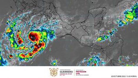 Se forma la tormenta tropical “Roslyn” frente a las costas de Guerrero: SPCGRO