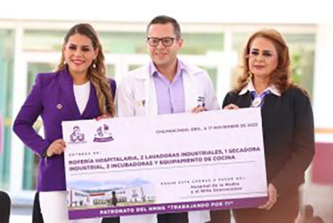 Conmemora Evelyn Salgado “día mundial de la niña y el niño prematuro” y anuncia 43.8 mdp para el HMNG