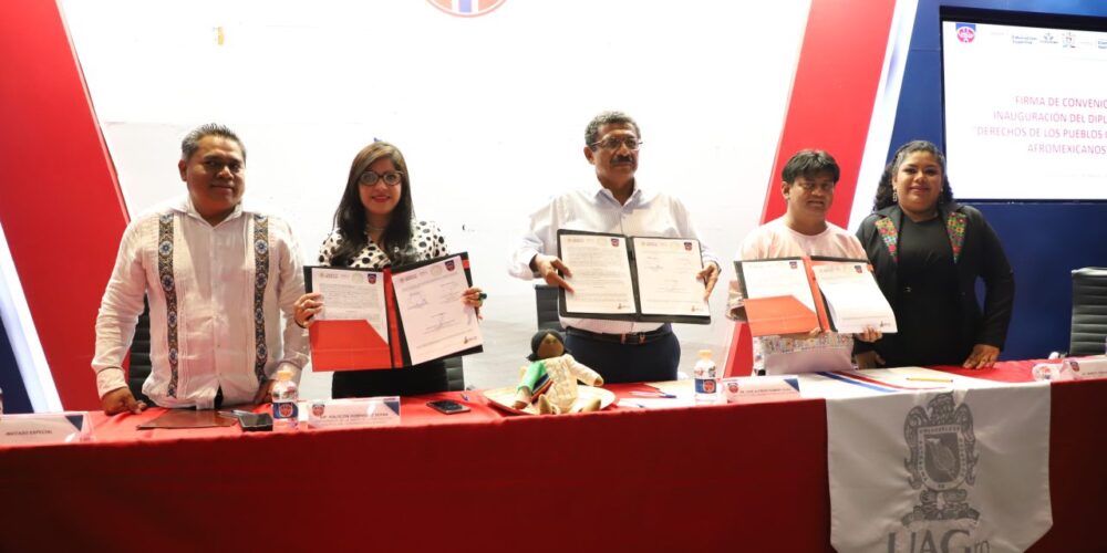 Firman Congreso, UAGRO, INPI y SAIA un convenio para la realización de diplomado en derechos de los pueblos indígenas y afromexicanos
