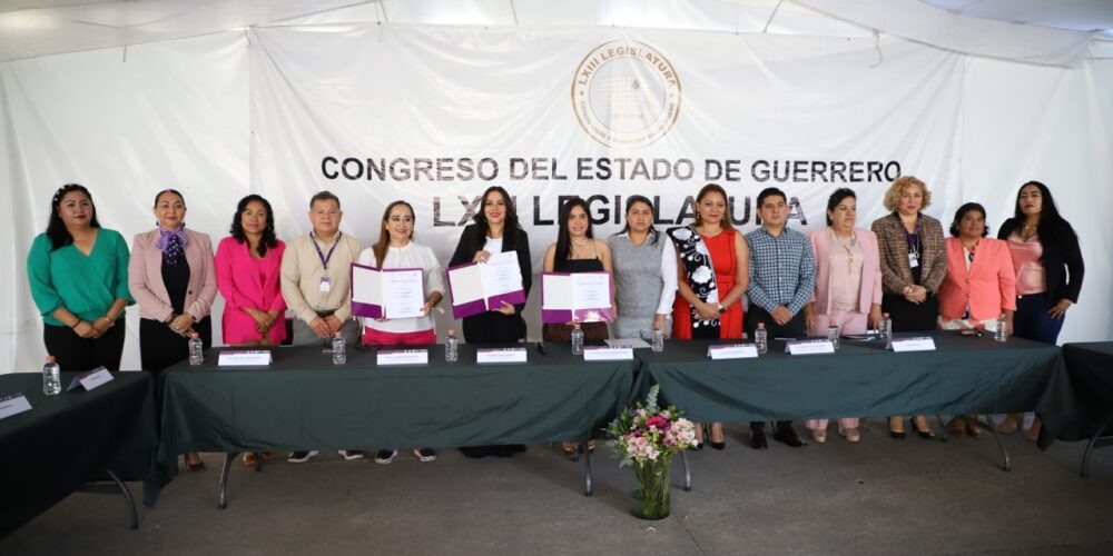 Firman Congreso, IEPC y SEMUJER un convenio para la formación con perspectiva de género de su personal técnico