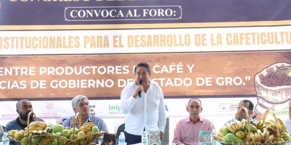 Organiza Congreso del Estado foro con cafetaleros en Atoyac