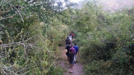 Refuerzan policía estatal, autoridades civiles y militares labores de búsqueda de un menor de edad en Tlapehuala