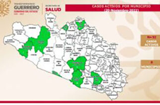 Reporta Guerrero 92 casos activos de covid-19