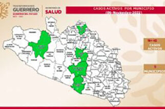Se registran 45 casos activos de covid-19, en Guerrero: SSG