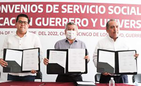 SEG firma convenio de servicio social con la AGEPES y la UAM