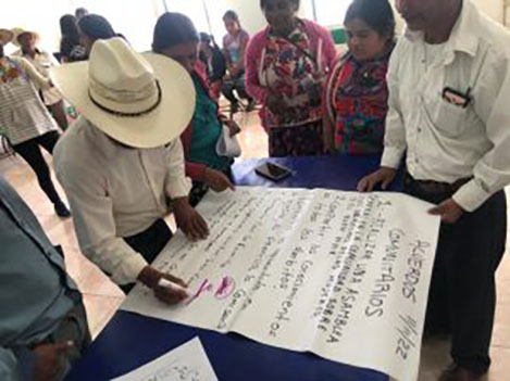 SEMUJER y localidades de la Montaña y Costa Chica acuerdan acciones para erradicar la violencia en mujeres y niñas