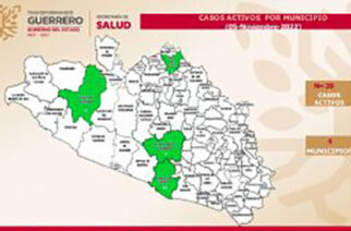Se registran 39 casos activos de covid-19, en Guerrero: SSG