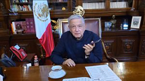 Informa gobernadora Evelyn Salgado al presidente Andrés Manuel López Obrador saldo blanco preliminar por sismo de 6.0