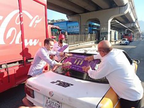 Encabeza el secretario técnico de la gobernadora, Pablo Gordillo activación del transporte violeta en Acapulco