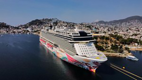 Llega séptimo crucero de la temporada al puerto de Acapulco