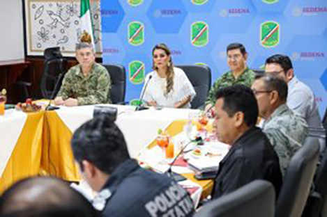 Realiza Evelyn Salgado balance en materia de seguridad e intensifican operativos por temporada vacacional invierno 2022