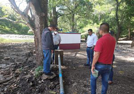 Construye CAPASEG sistema de agua de Tecuiciapa, del municipio de Taxco