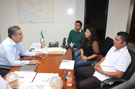 Director de CICAEG se reunió con alcalde de San Miguel Totolapan
